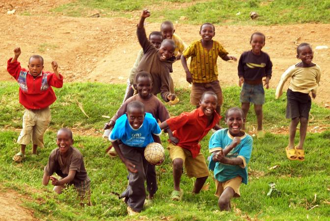 Kids in Gisenyi