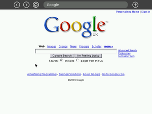 Sugar browser with frame google home page.png