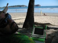 Janvier 2008: ixo avec un XO en vacances - Samara, Costa Rica